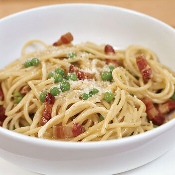 Spaghetti Carbonara With Peas & Parma Ham.jpg