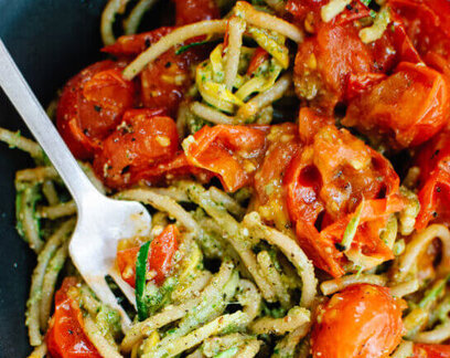 Pesto Squash Noodles & Spaghetti With Burst Cherry Tomatoes.jpg