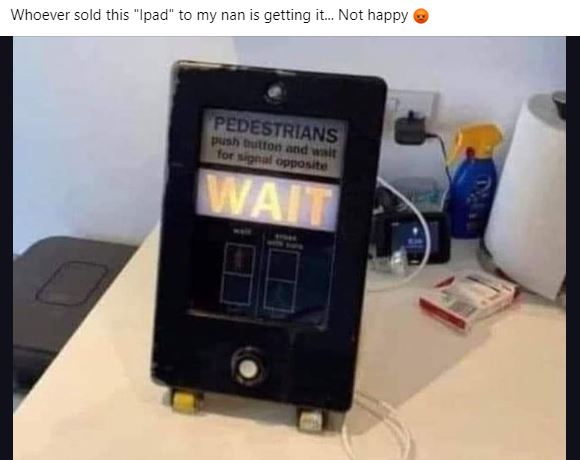Nan's New Ipad.JPG