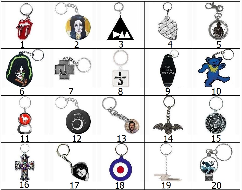 Band & Musician Keychains Quiz No. 2.JPG
