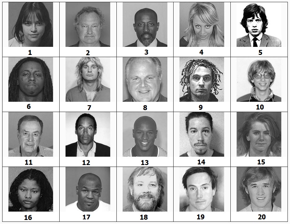 Celebrity Mug Shots Quiz No. 2.JPG