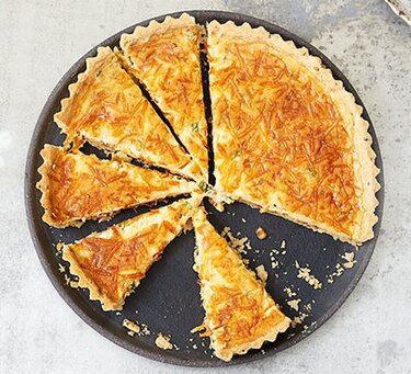Three Cheese Quiche Lorraine With Spiced Pastry & Smoked Bacon.jpg