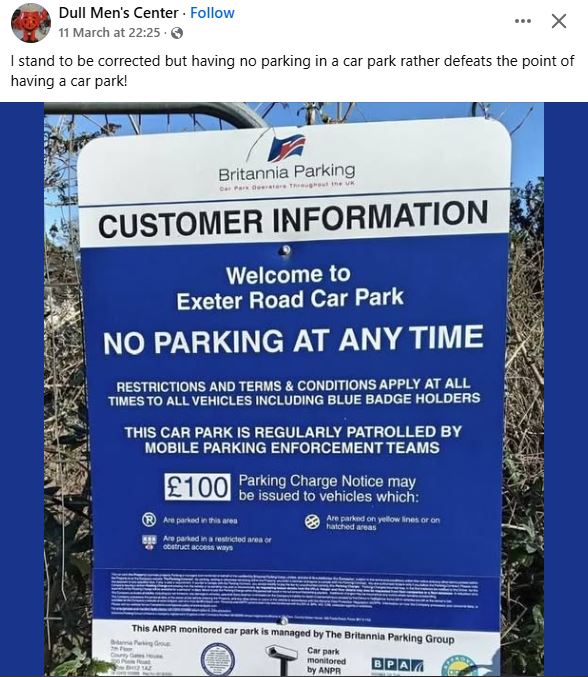 No Parking In The Car Park.JPG