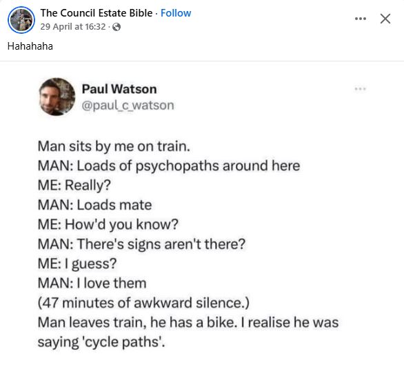 Wrong Type Of Path.JPG