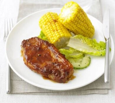 BBQ Pork Steaks With Smoky Corn.jpg